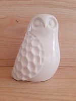 Art Deco Fehér Porcelán Bagoly