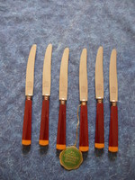 Antik art deco solingen rozsdamentes kés készlet