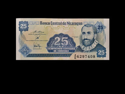 UNC - UNC 25 CENTAVO - NICARAGUA 1991 Francisco Hernández de Córdoba képmásával - olvass!