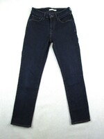 EREDETI LEVIS CLASSIC MID RISE SKINNY (W27 / L28) NŐI SÖTÉTKÉK SZTRECCSES FARMER