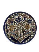 Kézzel festett fali tányér, dísztányér