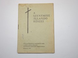 A Szentmise Állandó Részei - imakönyv