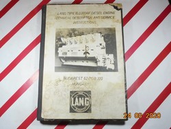 Lang Type 6LD200RF Diesel Engine Technical Description an Service Instructions
