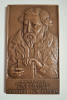 Várady Lajos (1911-1998) ~1955. 'A 450 éves Túri Alma Mater első rektora -  bronz plakett
