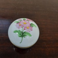 Herendi Map flower-patterned porcelain bonbonier, ring holder