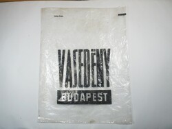 Retro Vasedény Budapest nylon nejlon tasak zacskó - 1970-es