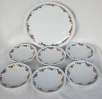 Alföldi porcelán 6 személyes süteményes készlet