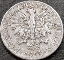 Poland 5 zloty, 1959.