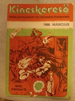 Kincskereső, Irodalmi folyóirat tíz-tizennégy éveseknek, 1988 március