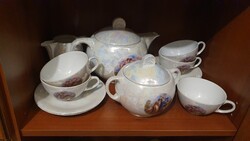 Budapest Drasche porcelán teáskészlet
