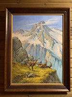 Csiszár József 80X60 eredeti olajfestmény