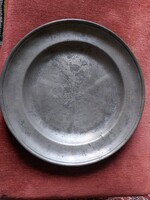 Huge 18th Century Pewter Tray