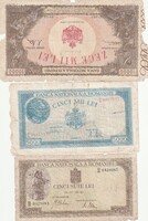 ROMÁNIA 3 db lei ('42-'45) LOT egyben ÁR ALATT