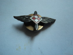 1950-es évek lengyel légierő gallér jelvénye, jelzett