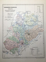 Csongrád vármegye térképe. Kogutowicz 1905. Magyar Földrajzi Intézet.