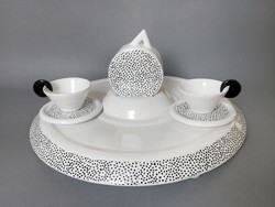 Massimo Materassi posztmodern kávéskészlet 2 személyre, 1985 MAS italy