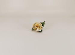 HERENDI, II. OSZTÁLYÚ SÁRGA RÓZSA, KÉZZEL FESTETT PORCELÁN, HIBÁTLAN ! (J056)