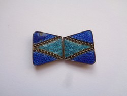 Art deco tűzzománcos övcsat