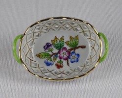 1T422 Herendi porcelán fonott kosár