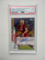 2019-20 Topps Chrome UCL UEFA Jordan Henderson Gold Refractor Auto #09/50 PSA 9