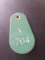 V-ös épület 704-es Relikvia Ezüstpart  Szallodai , Hotel kulcstartó, kulcs