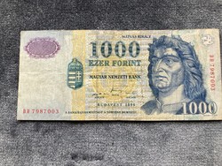Bevont EZER FORINT bankjegy 1998 DH sorozat