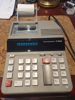 Retro újszerű texas instruments TI-5034 VFD kijelzős fénydiódás számológép szocreál kádár