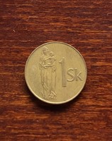 Szlovákia - 1 Koruna 1993.