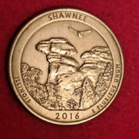 2016. Shawnee emlék USA negyed dollár (1179)