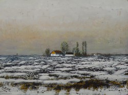 Moldován István "Téli alföld"