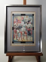 MÁTYÁS BEVONULÁSA BUDÁRA - BÁNHIDI ANDOR MUNKÁCSY-DÍJAS FESTŐ, GRAFIKUS