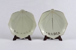 1T494 Régi ARABIA feliratos japán porcelán hamutál pár