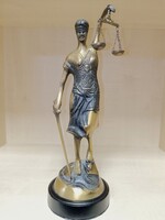 Réz Justitia szobor