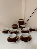 Hollóházi kávéskészlet