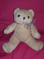 Vintage minőségi keze-lába mozgó ültethető eredeti Teddy maci 36 cm a képek szerint