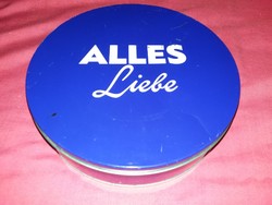 Óriási méretű német NIVEA FÉM LEMEZ KÖRDOBOZ 23 x7 cm A KÉPEK SZERINT