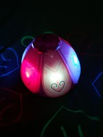 Tündéri interaktív zenélő és világító LAMPION JÉGVARÁZS PÖRÖG FOROG ÉNEKEL 19x10cm a képek szerint