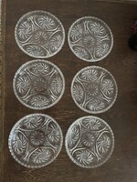 Lead Crystal Dessert Plate Set