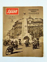 1956 április 3  /  KÉPES SPORT  /  SZÜLETÉSNAPRA RÉGI EREDETI ÚJSÁG Ssz.: 1209