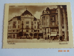 Régi postatiszta  Weinstock képeslap: Szabadka, utcarészlet