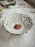 Porcelain basket for sale! Beautiful Romanian porcelain mini basket!