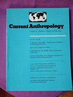 Current Antropológia. Angol nyelvű magazin, könyv.