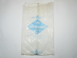 Retro Kristálycukor nylon nejlon tasak zacskó - Mátravidéki Cukorgyárak Hatvani Cukorgyár