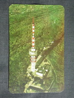 Kártyanaptár,Pécs turist,Idegenforgalmi hivatal,Pécs Mecsek Tv torony,1975,   (7)
