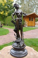 Diana a vadászat Istennője - Monumentális bronz szobor műalkotás