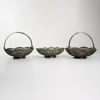Filigree Serving Trays, 3pcs