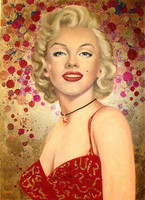 Moona: Marylin EREDETI olajfestmény