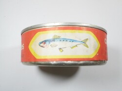 Retro Atlanto Sardinés hal konzerv doboz konzervdoboz - szovjet, orosz gyártmány