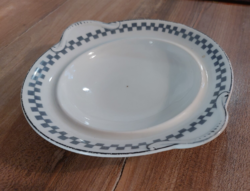Antik porcelán  füles asztalközép tál , tálka, tányér