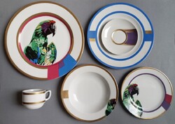 Verena Rotterdam 'Insider' posztmodern/pop-art/avantgarde étkészlet 1980's